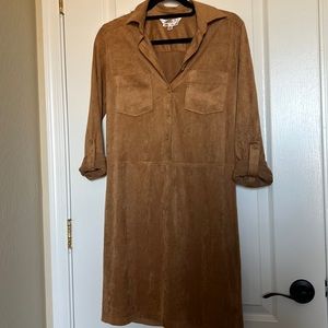 MSSP XS Camel Color Midid Dress